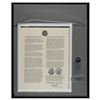 Image 2 : Dave Scott's Apollo 15 Lunar Landed Flag and Lunar Orbited Metal Robbins Medallion Display