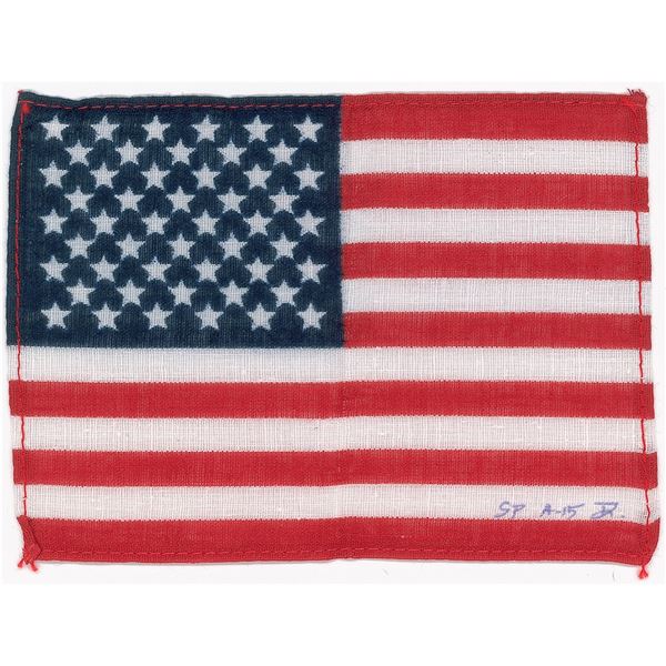 Dave Scott's Apollo 15 Flown Flag