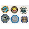 Image 1 : Al Worden's Lot of (6) Medallions and Challenge Coins