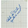 Image 2 : Charlie Duke Signed Apollo 16 Earth Orbit Chart