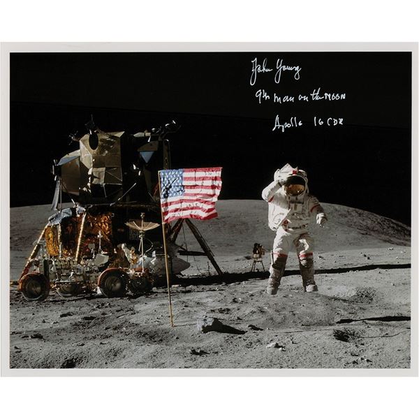 John Young Signed Photograph