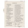 Image 1 : Apollo 17 Flown Checklist Page Signed by Gene Cernan