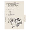 Image 1 : Apollo 17 Lunar Flown Checklist Page Signed by Gene Cernan