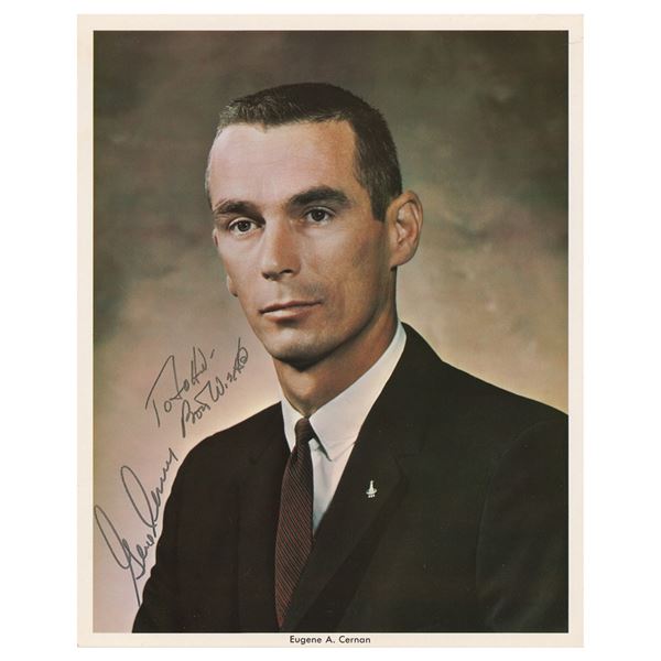 Gene Cernan Signed Photograph