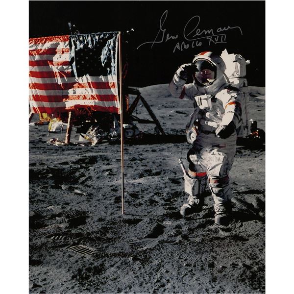 Gene Cernan Signed Photograph