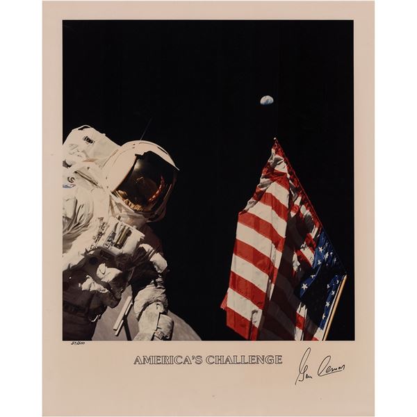 Gene Cernan Signed Photograph