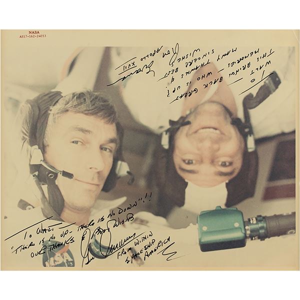 Gene Cernan and Ron Evans Signed Photograph