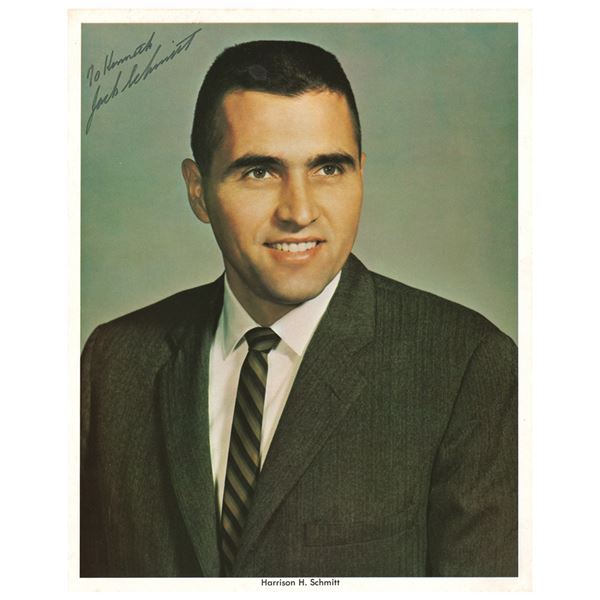 Harrison Schmitt Signed Photograph