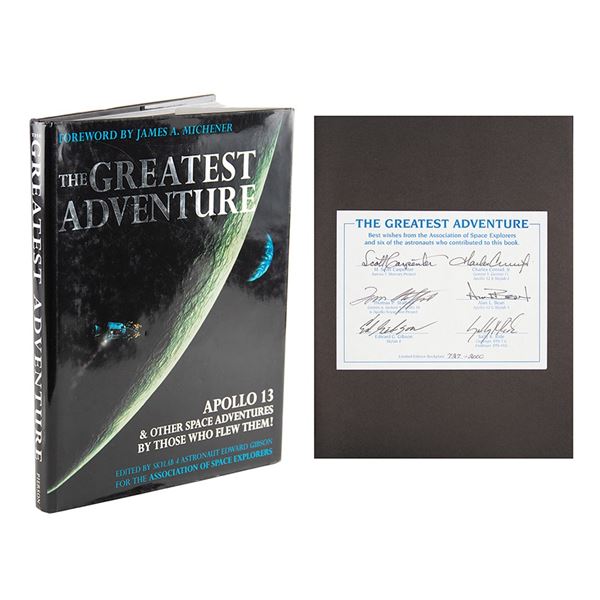 Astronauts Signed Book with Carpenter, Conrad, and Bean