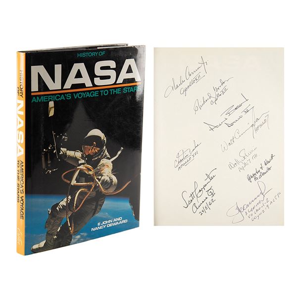 Astronauts Signed Book with Conrad, Bean, and Duke