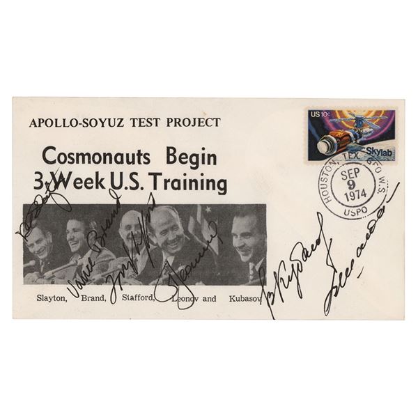 Apollo-Soyuz Signed Cover