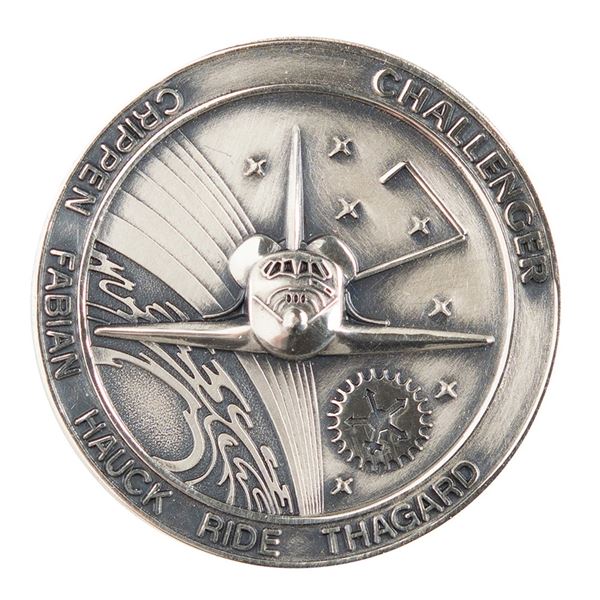 Shannon Lucid's STS-7 Unflown Robbins Medallion