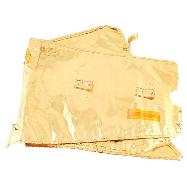 STS-8 Flown Gold Shuttle Blanket