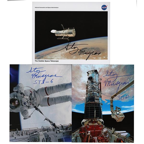 Story Musgrave (3) Signed Photographs