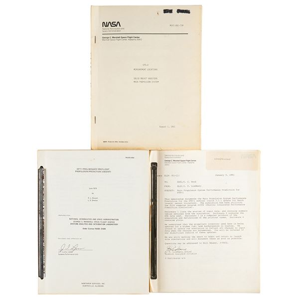 Space Shuttle (3) Early Propulsion Reports