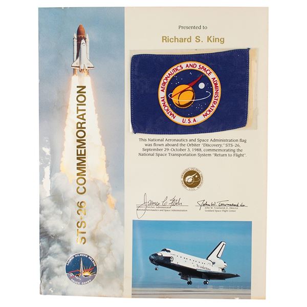 STS-26 Flown Flag