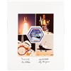 Image 1 : STS-6 Flown Crew Patch and Signed Display