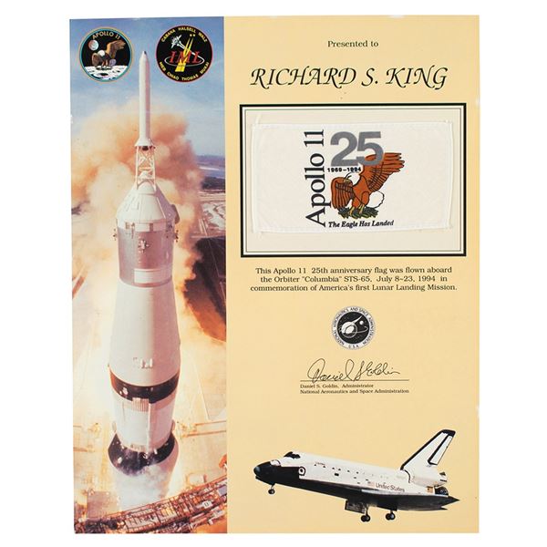 STS-65 Flown Flag