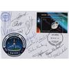 Image 1 : Soyuz MS-19 Flown Cover Signed by (20)