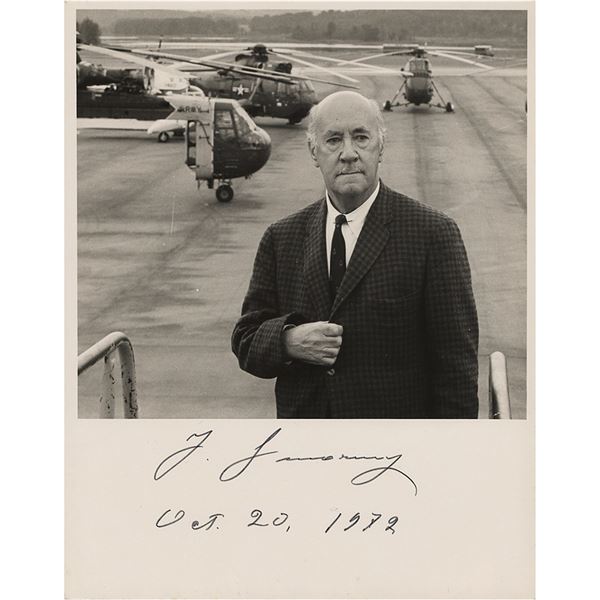 Igor Sikorsky Signed Photograph