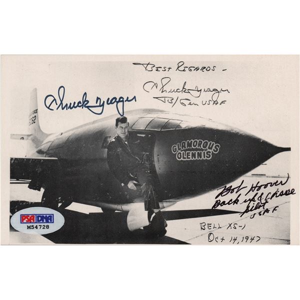 Chuck Yeager and Bob Hoover Signed Photograph