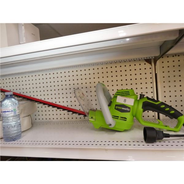 Greenworks electric hedge trimmer
