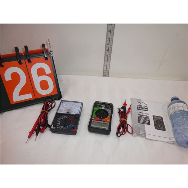 digital & analog multimeters
