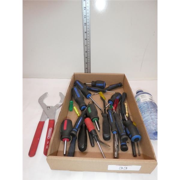 assorted screwdrivers