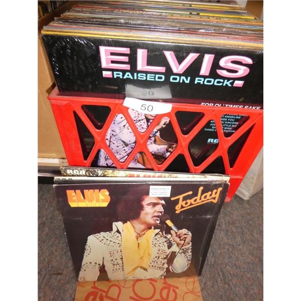 assorted vinyl records Lots Of Elvis