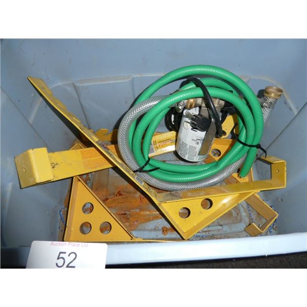 hose, pump & brackets