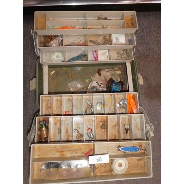 tackle box & contents