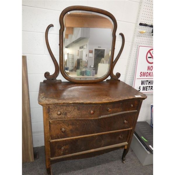 vintage dresser w/ mirror