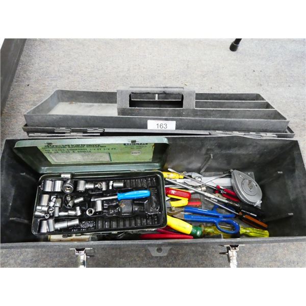 tool box w/ assorted tools