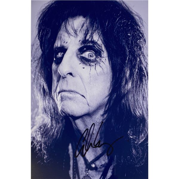 Autograph Signed Alice Cooper Photo