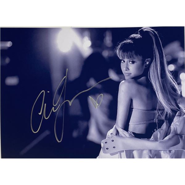 Autograph Signed Ariana Grande Photo
