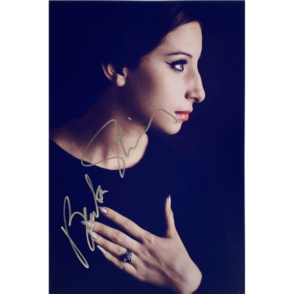 Autograph Signed Barbra Streisand Photo