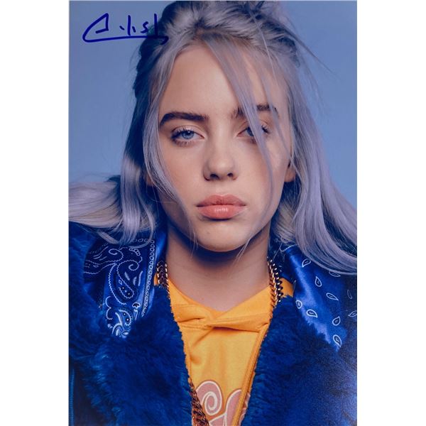 Autograph Signed Billie Eilish Photo