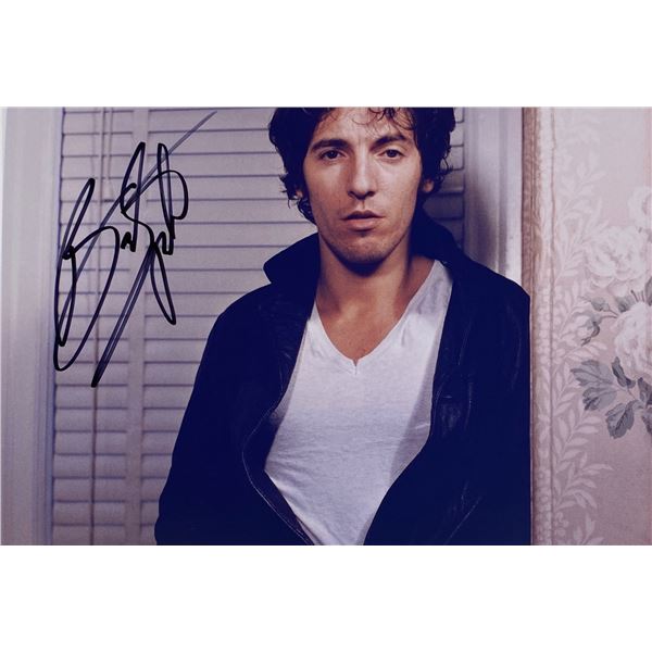 Autograph Signed Bruce Springsteen Photo