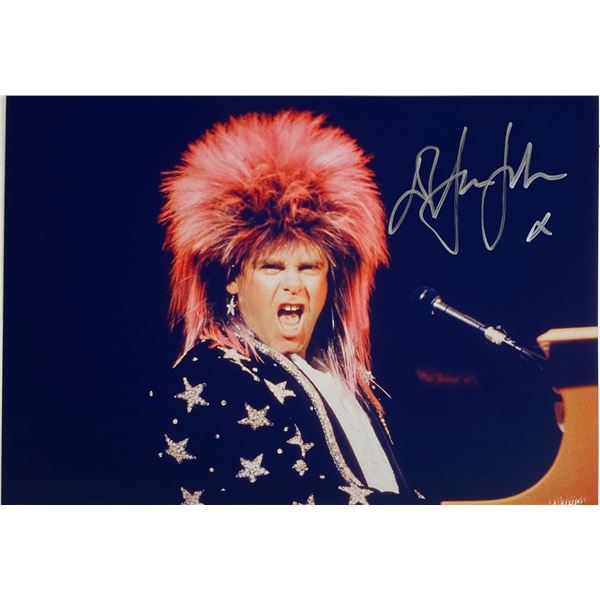 Autograph Signed Elton John Photo