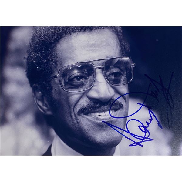Autograph Signed Sammy Davis Jr Photo