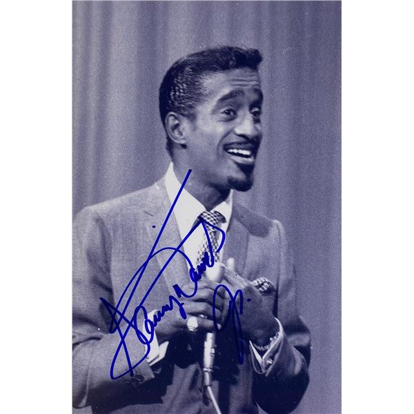 Autograph Signed Sammy Davis Jr Photo