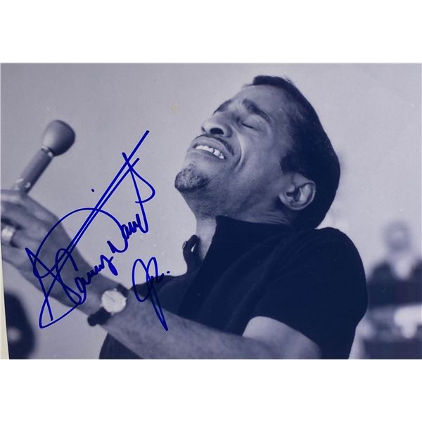 Autograph Signed Sammy Davis Jr Photo