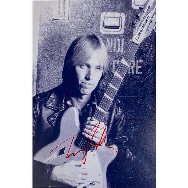 Autograph Signed Tom Petty Photo