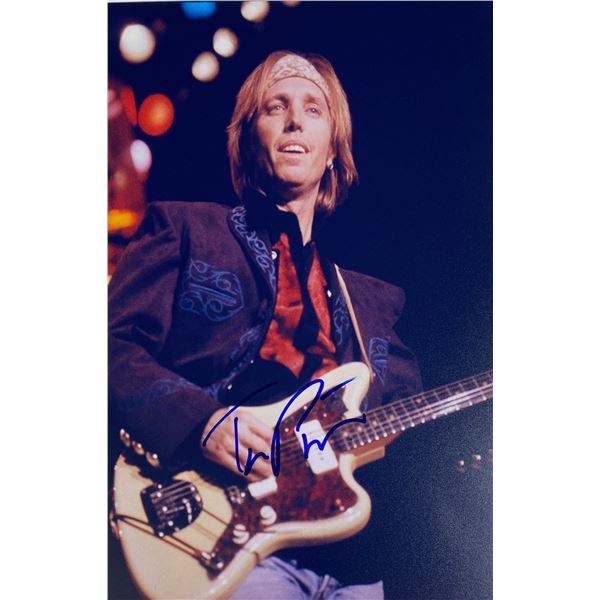 Autograph Signed Tom Petty Photo
