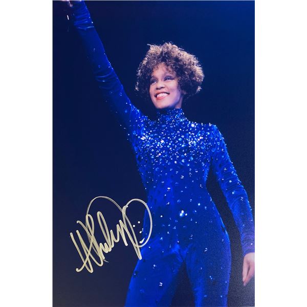 Autograph Signed Whitney Houston Photo