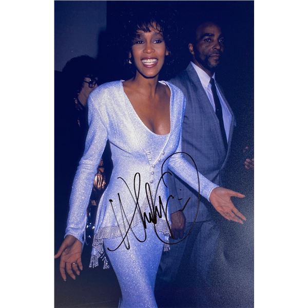 Autograph Signed Whitney Houston Photo