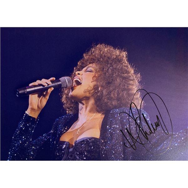 Autograph Signed Whitney Houston Photo