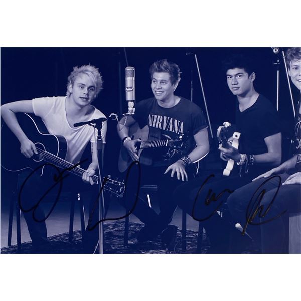 Autograph Signed 5 second of Summer Photo