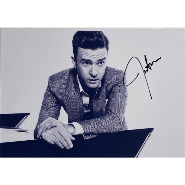 Autograph Signed Justin Timberlake Photo