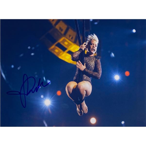Autograph Signed Pink Photo